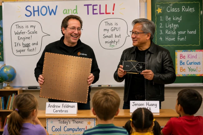 Will Cerebras' Dinner-Plate-Sized Chips Overtake Nvidia's Standard Modular Chips?