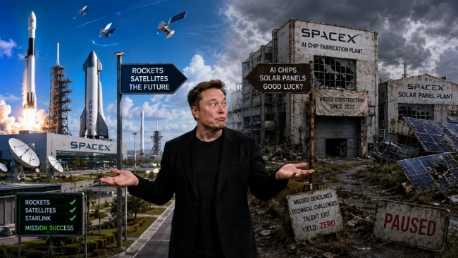 SpaceX Could Be Dragged Down by AI Chip and Solar-Panel Ambitions